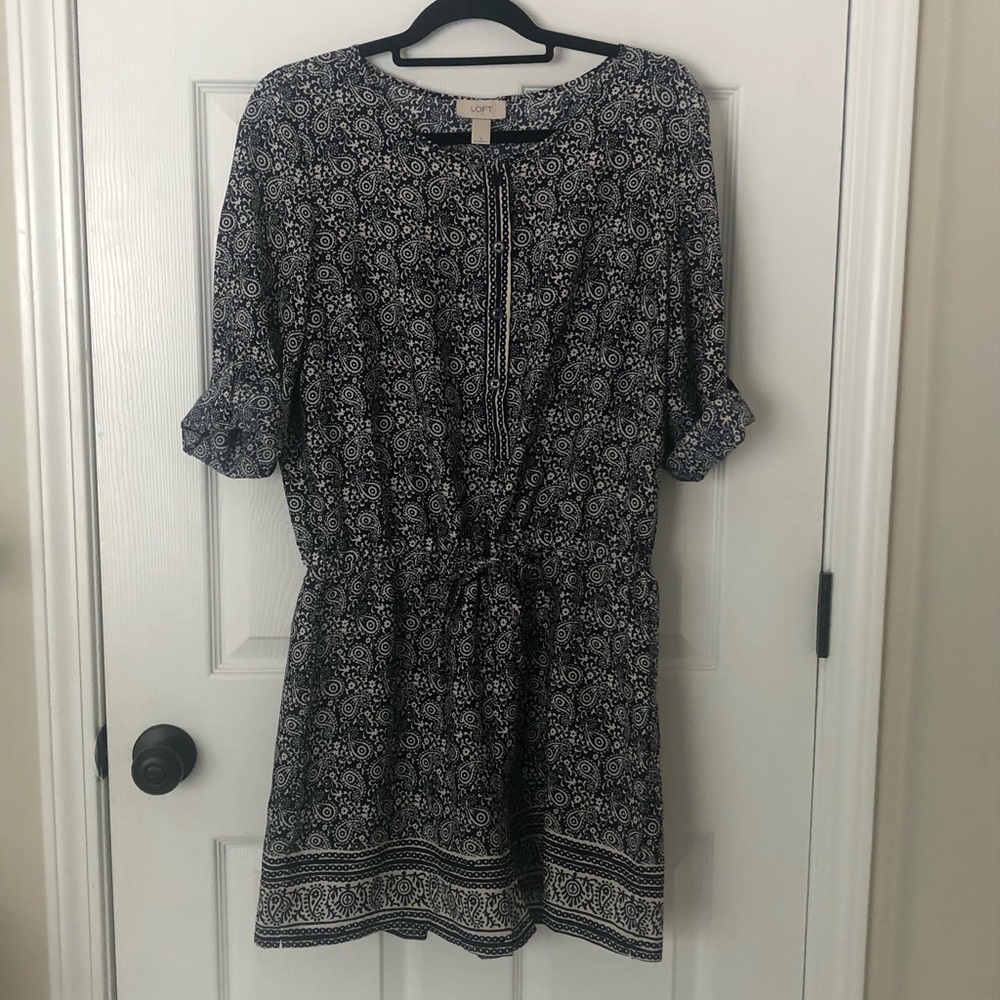 Loft paisley print romper